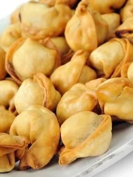 Жареные пельмени с говядиной от Feta